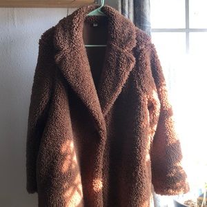 Uniqlo Pile-Lined Fleece Tailored Coat XL